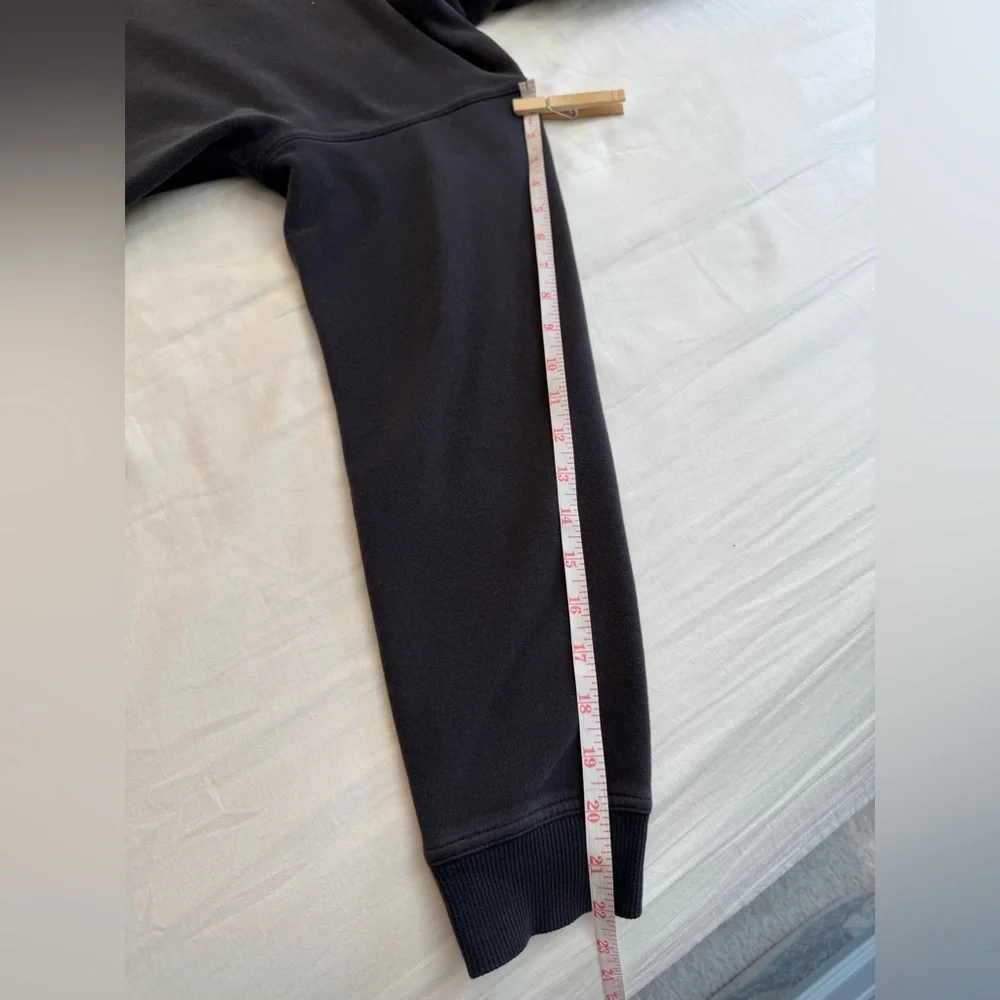 Lululemon All Yours Hoodie in Black/Dark Gray - Size Womens Small